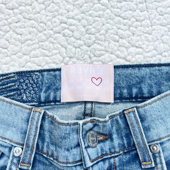 Revice Denim Ruched Days Off Honey Bunch Jeans - Picture 9 of 11